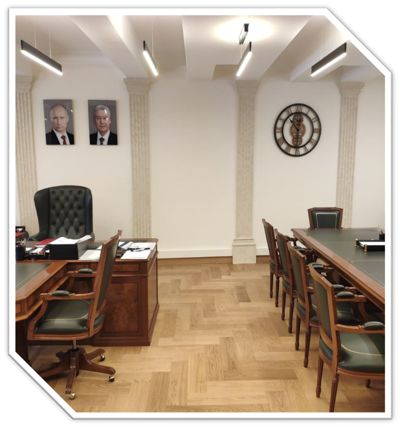 Пример решения с продукцией Royal Hardwood Floors
